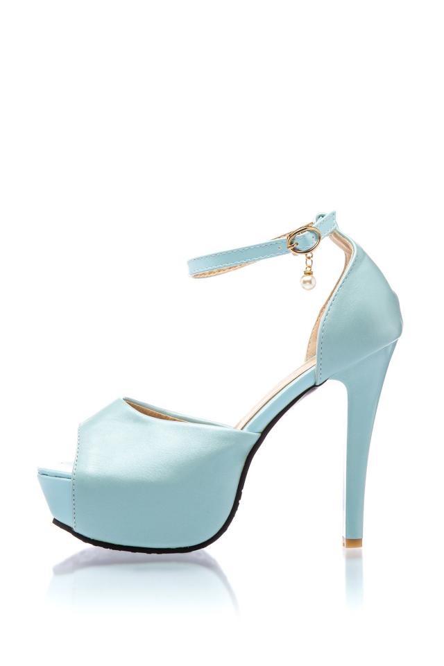 Retro Riemchen-Pumps